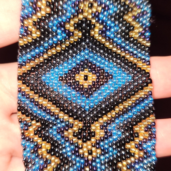 Woven Beaded Bracelet - Picture 2 of 7